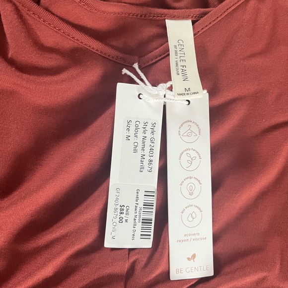 Gentle Fawn Terracotta Midi Dress - Picture 3 of 3